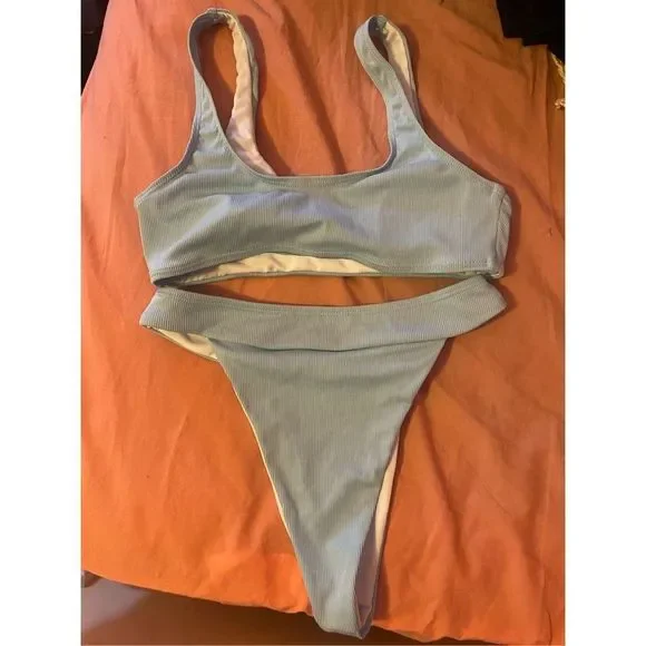 Shein Blue Bikini - Picture 4 of 7